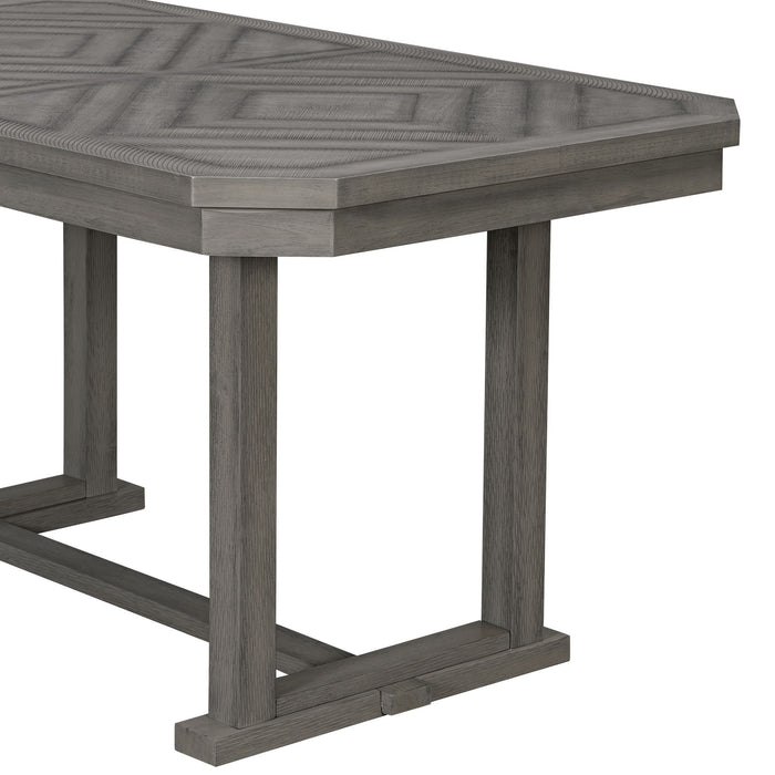 6 Piece Dining Table Set With Ergonomic Seating