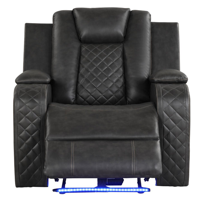 Benz - Power Recliner Set With LED Lighting And USB Charging