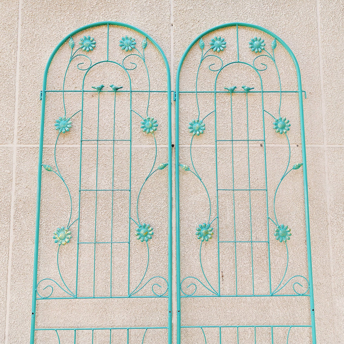 Metal Garden Trellis Rustproof Trellis For Climbing Plant Outdoor Flower Support