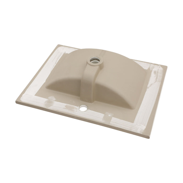 Premium Rectangular Vanity Top With Single Faucet Hole And Overflow