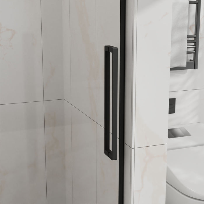 Semi Frameless Tub Sliding Shower Door