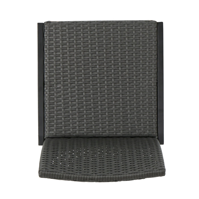 Outdoor Barstool With Hand Crafted Details (Set of 2)