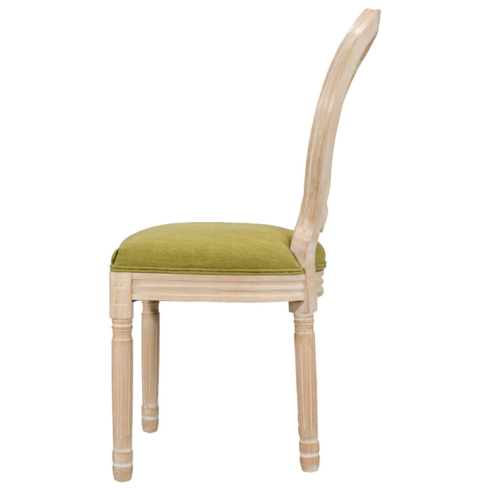 French Country Dining Chairs & Round Back (Set of 2)