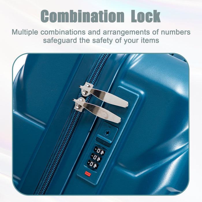 Spinner Luggage Set & Combination Lock