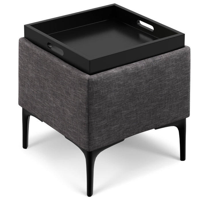 Natasha - Multifunctional Storage Ottoman With Tray