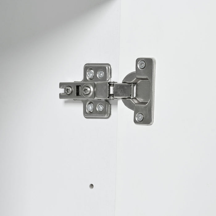 Modern Sideboard Buffet Cabinet With Handleless Press To Open Design With 4 Doors