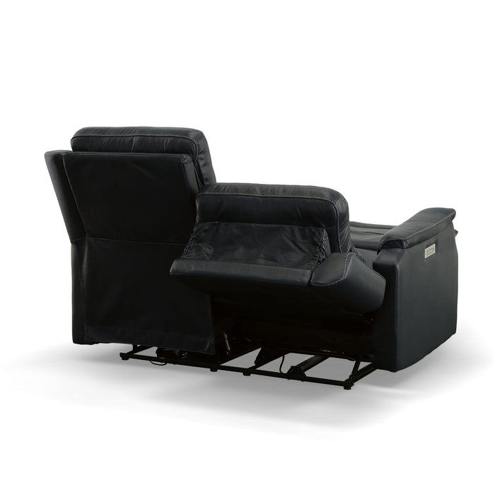 Easton - Power Reclining Loveseat With Power Headrests & Lumbar - Ocean