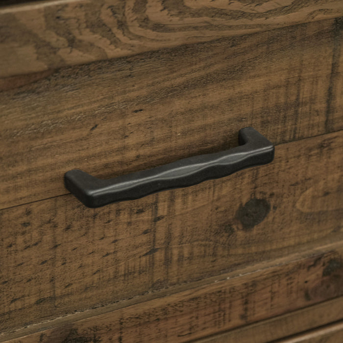 5 Drawer Chest With - Brown