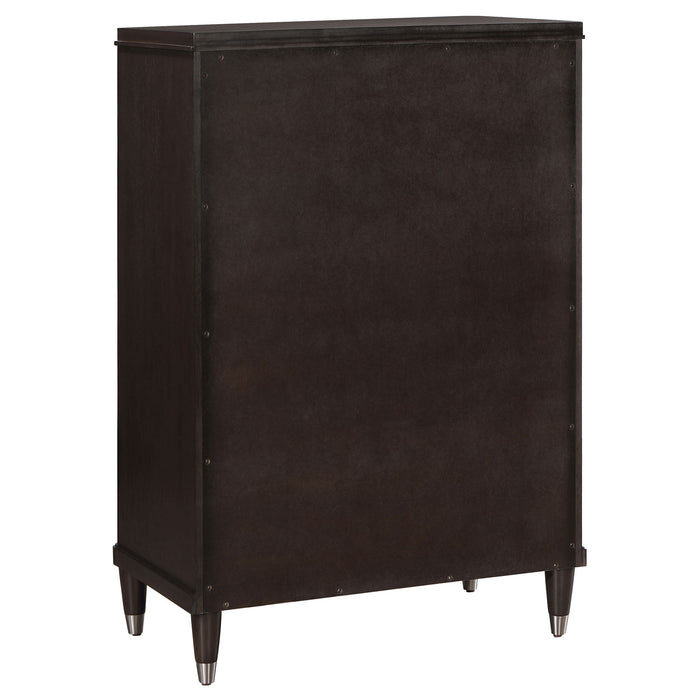 Niguel - 5 Drawer Chest Storage Furniture - Brown