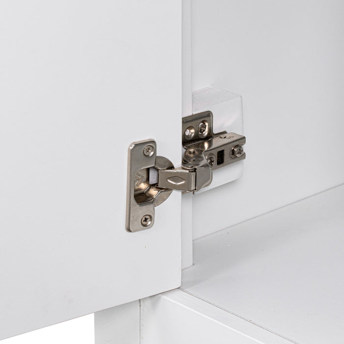Modern Bathroom Vanity Base Only, 2 Doors And 3 Drawers