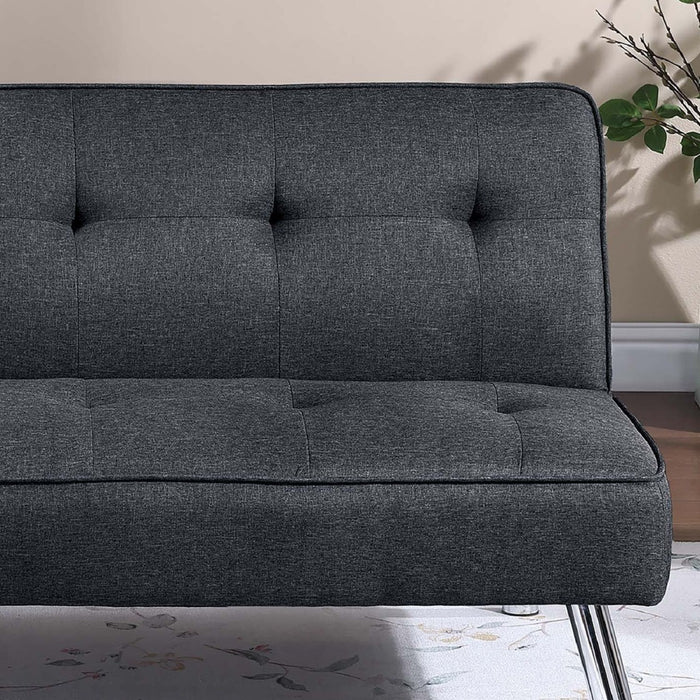 Tufted Sofa With USB Port For Living Room