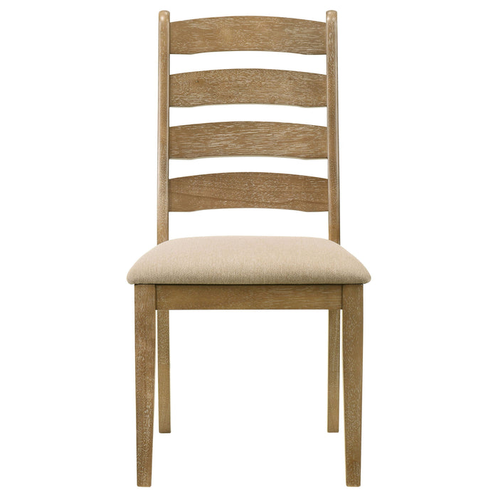 Sammy - Dining Side Chair (Set of 2) - Brown / Beige