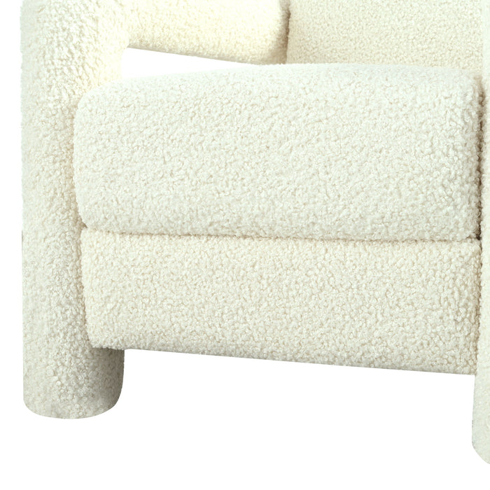 Push Back Recliner Armchair Upholstered Recliner Chair Single Sofa With Adjustable Backrest