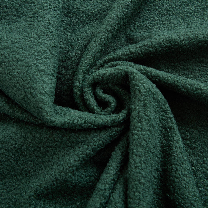 Modern Floor Sofa, With 2 Pillows, Convertible Teddy Fabric Foam Filled Bed