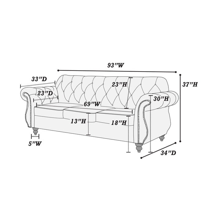 Sofa With Pillows Living Room Furniture Couch