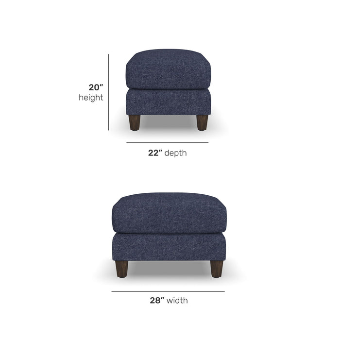 Drew - Fabric Ottoman