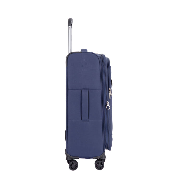 3 Piece Luggage Sets, Softshell Suitcase Spinner Wheels
