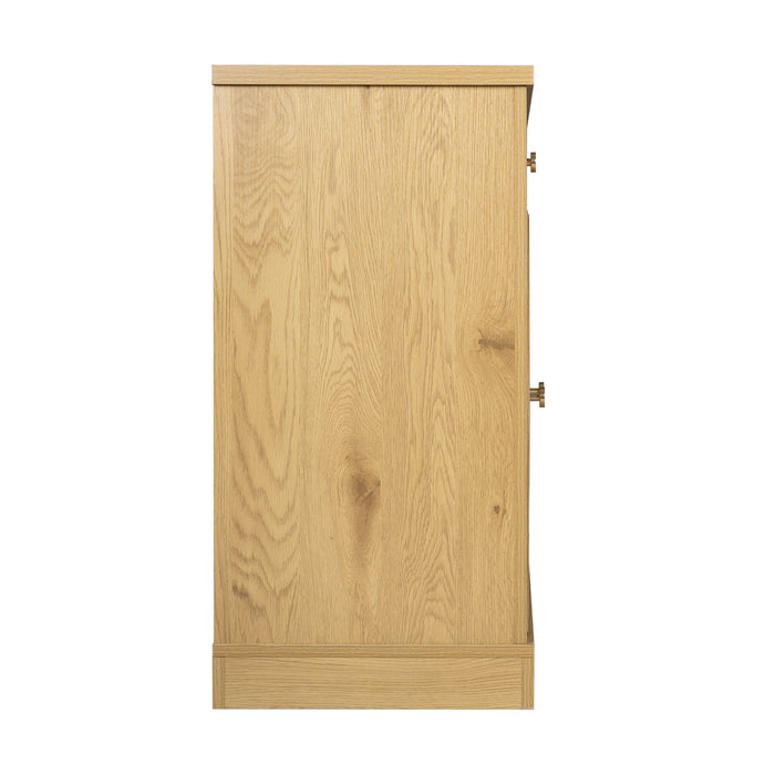 Modern Sideboard Cabinet With 1 Drawer And 2 Arched Doors