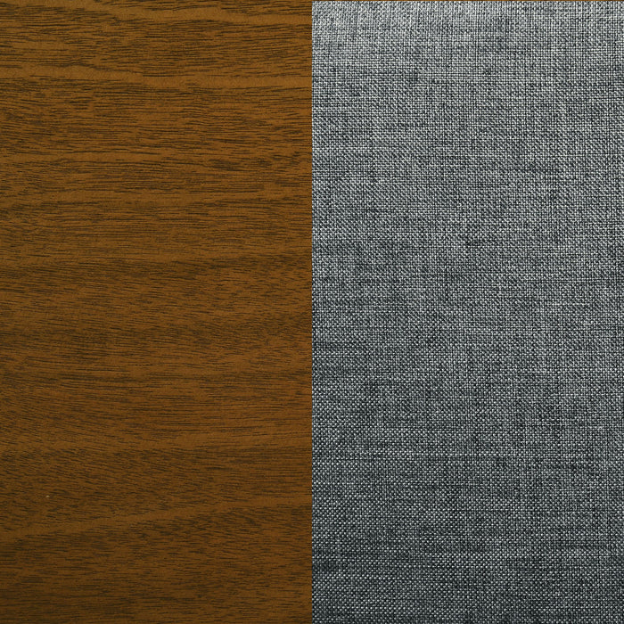 Aston - 5 Piece Counter Height Dining Set With Bent Backs And Upholstered Seats - Walnut