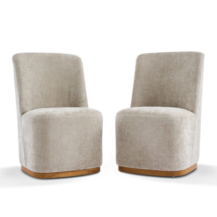 Dining Table Set With 4 Upholstered Dining Chairs