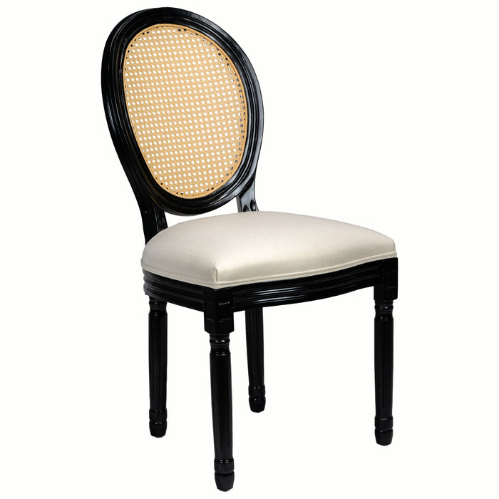 French Country Dining Chairs With Round Back (Set of 2)