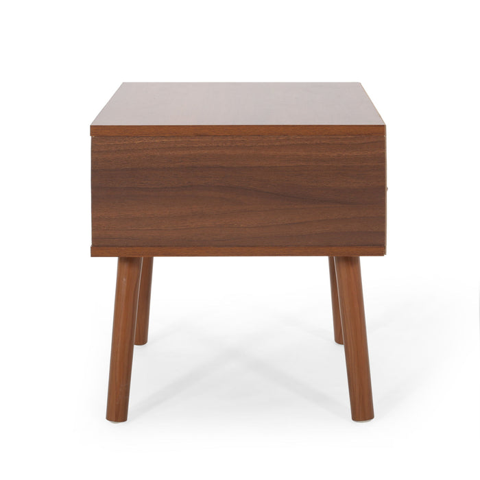 2 Toned Particle Board End Table