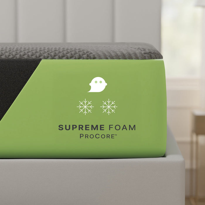 Supreme - 12" Foam Mattress With Procore Technology And Cooling Cover