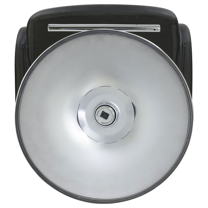 Adjustable Bar Stool With Upholstery