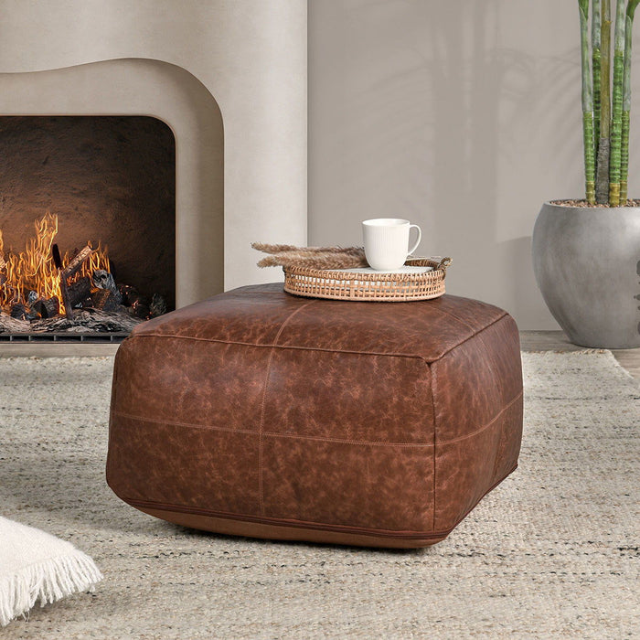Poufs - Leather Pouf