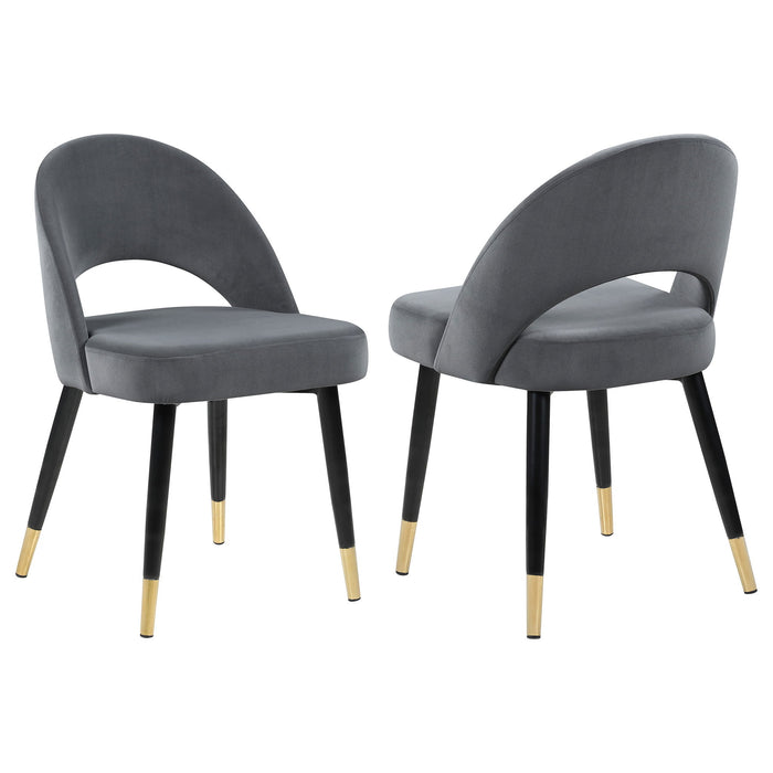 Arched Back Dining Chairs (Set of 2)
