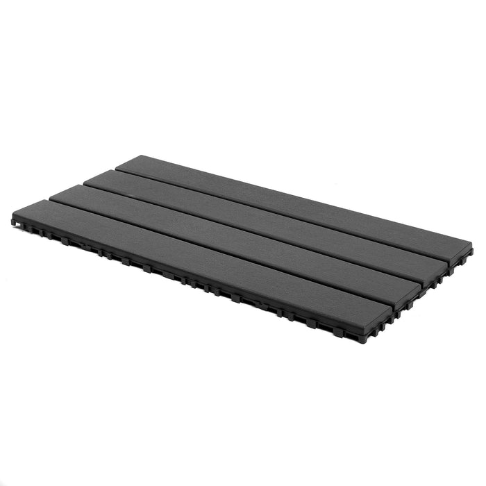22 Piece Interlocking Outdoor Deck Tiles