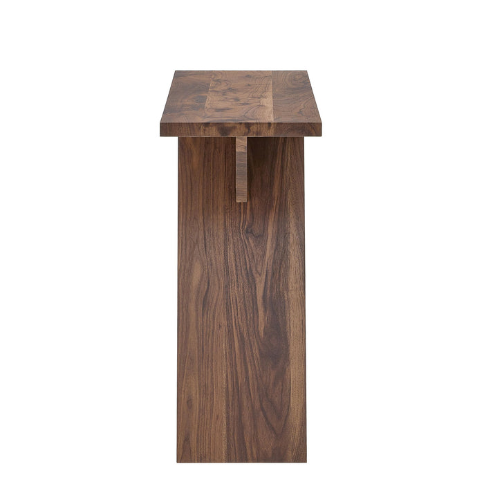Console Table With V - Shaped Base