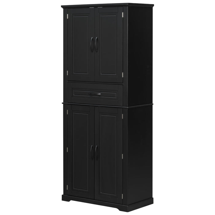 Bathroom Storage Cabinet With Multifunctional Storage Space, Drawer With Slide Rails, Adjustable Shelf