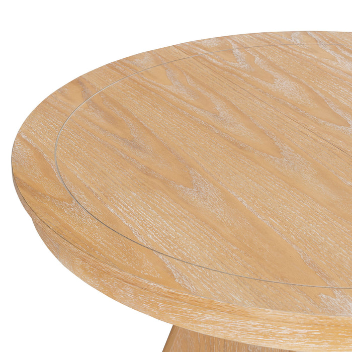 Extendable Dining Table With Sturdy Crossed Legs