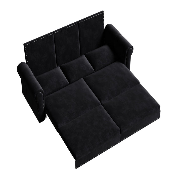 Chesterfield Sofa & Pull Out Bed