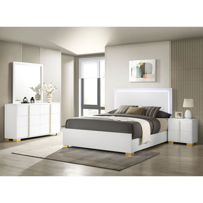 Jeremiah - Bedroom Set With LED Headboard