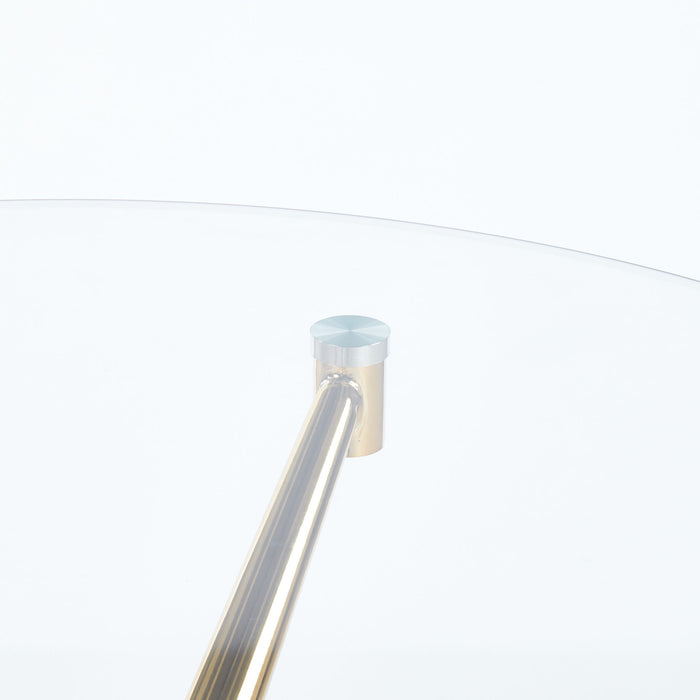 Compact Dining Table With Glass Top