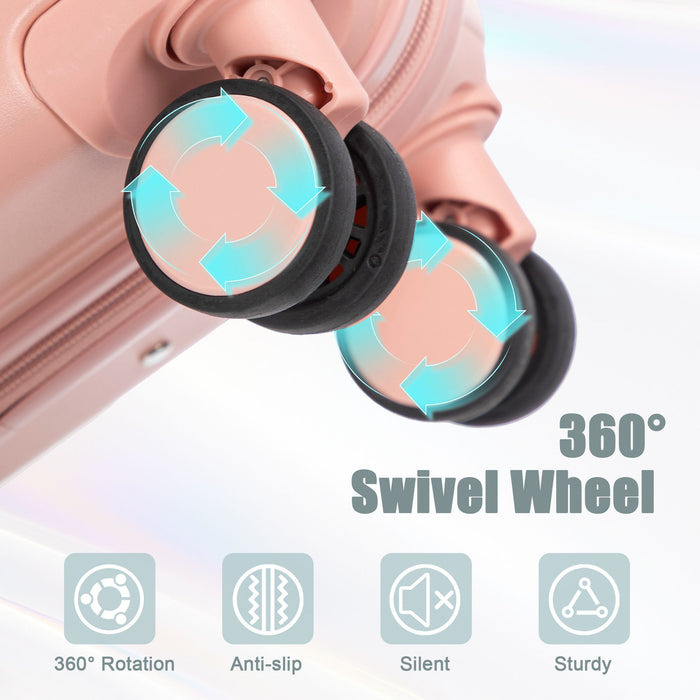 Spinner Luggage Set & Combination Lock