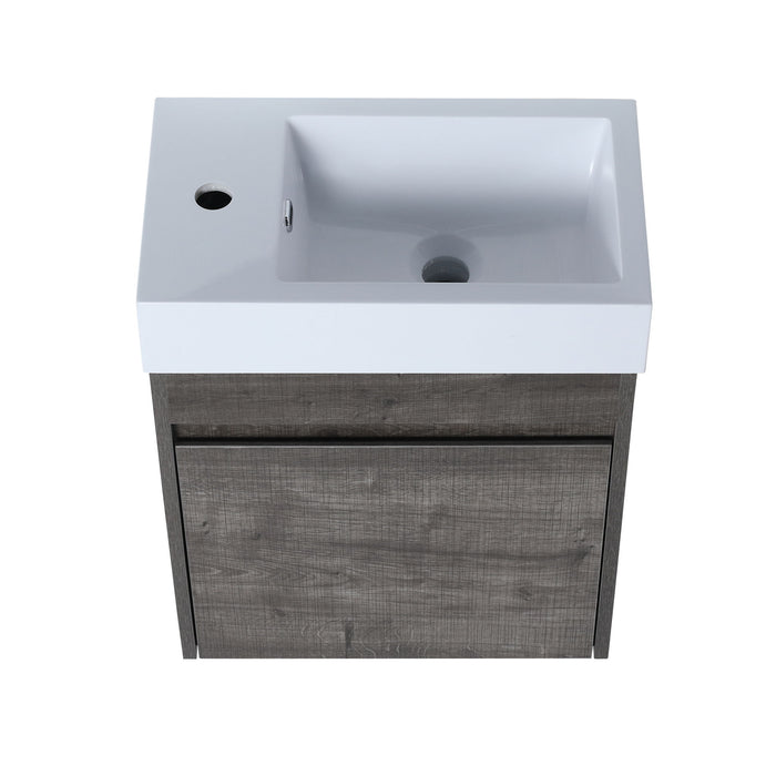 Sink Floating Bathroom Vanity With Soft Close Cabinet Door