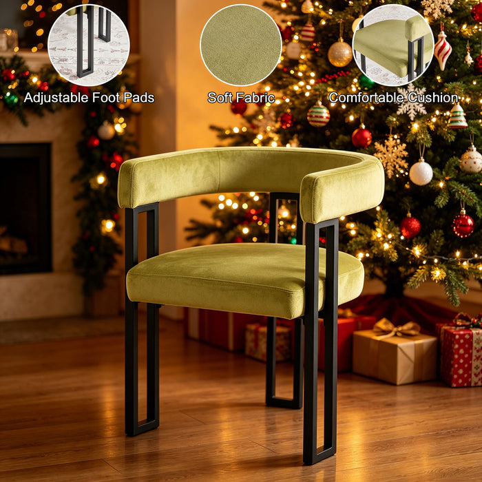 Cushioned Accent Armchairs (Set of 2)