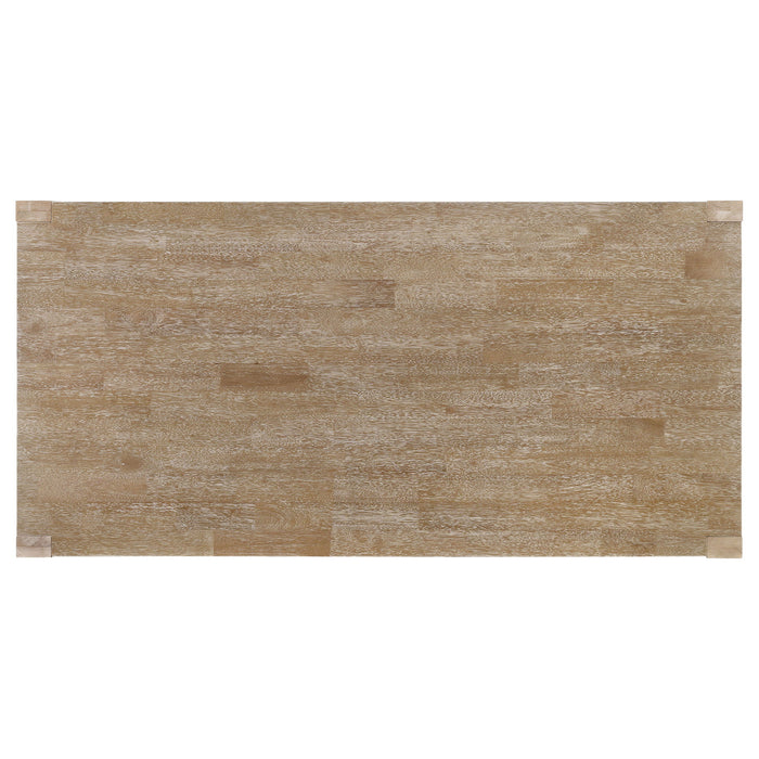 Umbarger - Dining Table - Brown Antique White