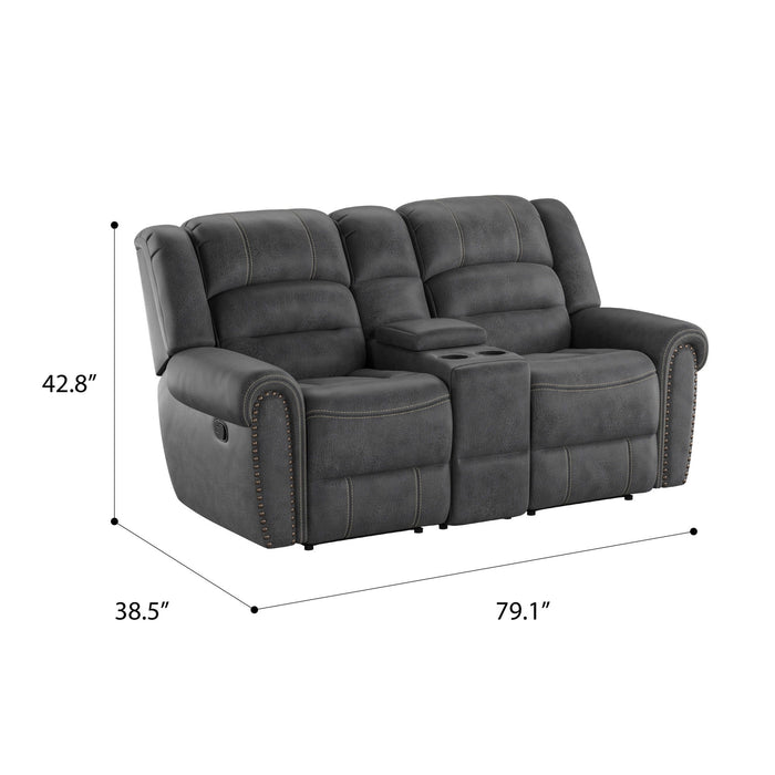 Baldwin - Loveseat - Slate Gray