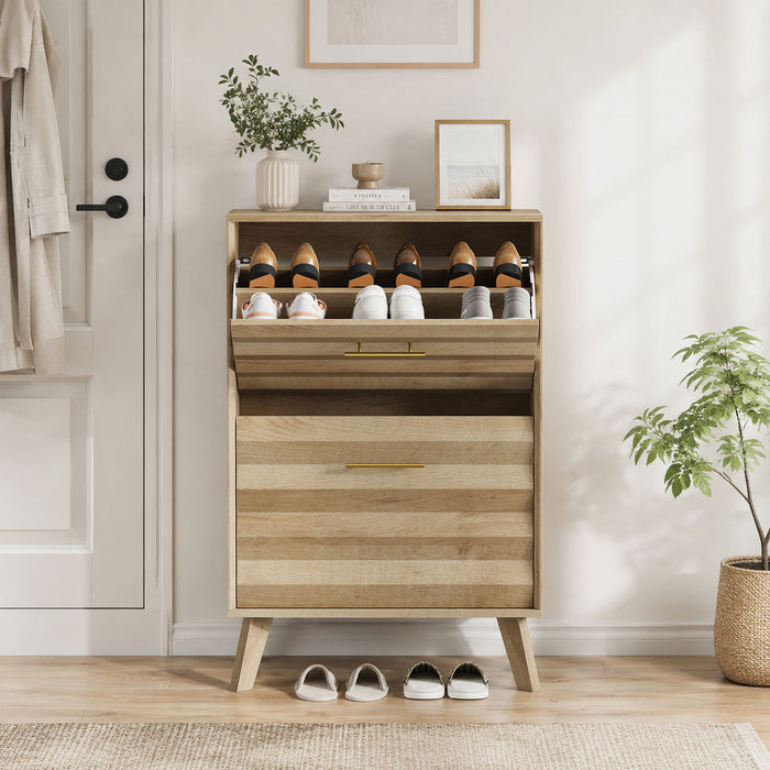 Flip Top Shoe Cabinet