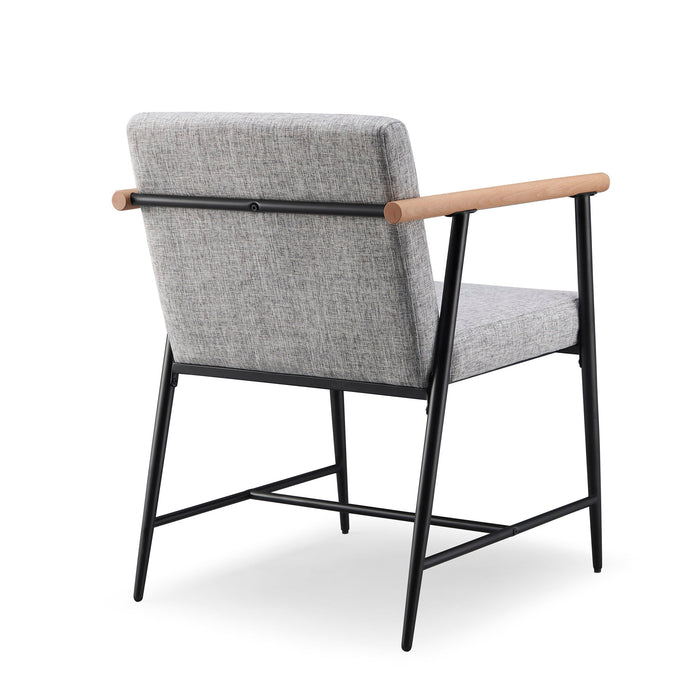 Modern Dining Chair With Iron Frame (Set of 2)