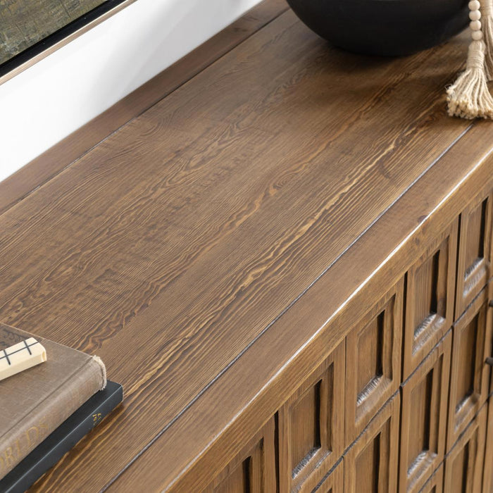 Willmark - 6 Door Iron Leg Sideboard