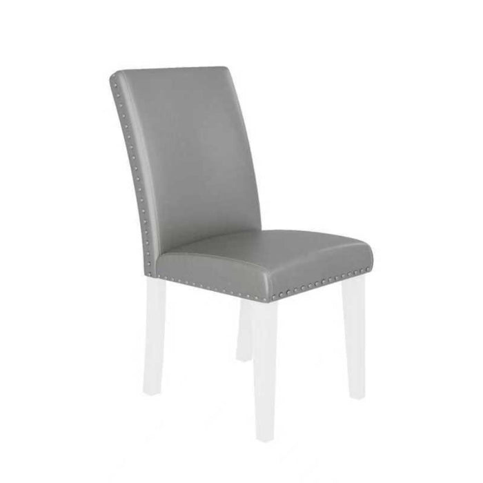Upholstered Dining Chair With High Back Design (Set of 2)