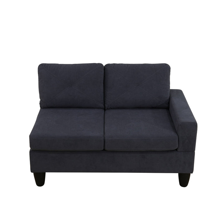 Modular L - Shaped Sectional Sofa 6 Seater 4 Piece Couch With Chaise