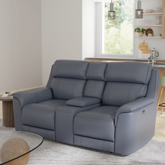 Oslo - Dual Power Reclining Loveseat With Console