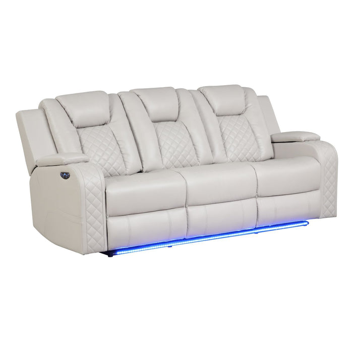 Benz - Power Reclining Sofa With LED Lighting