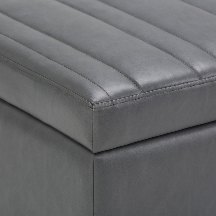 Darcy - Upholstered Storage Ottoman Bench